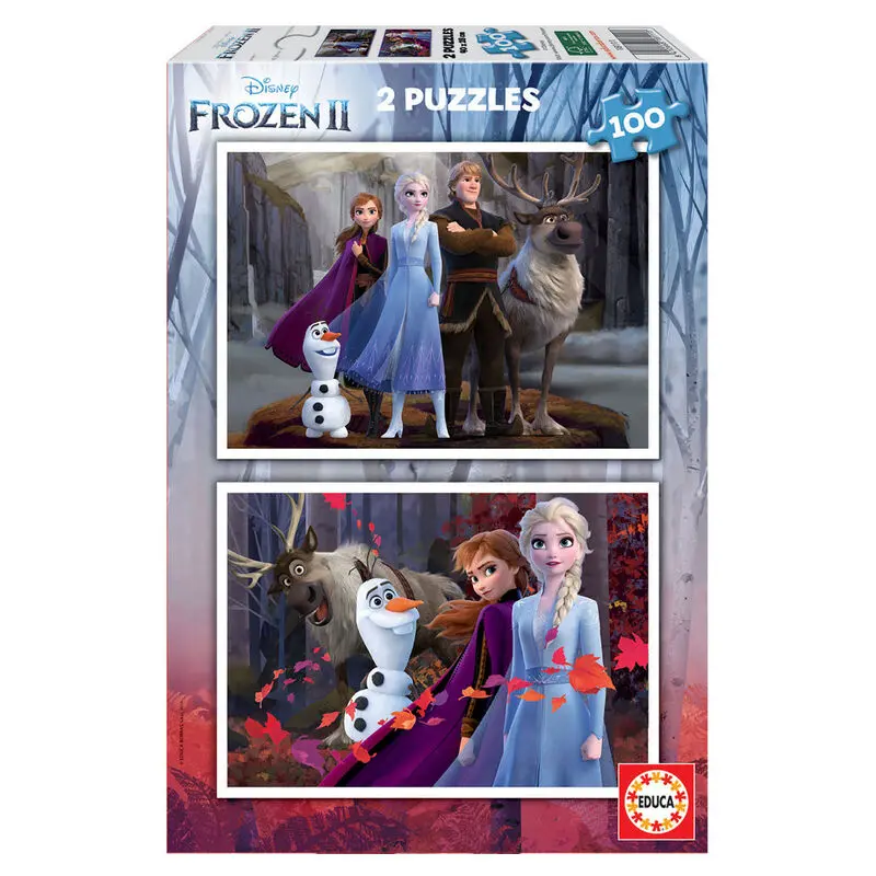 Disney Frozen 2 puzzle 2x100pcs termékfotó