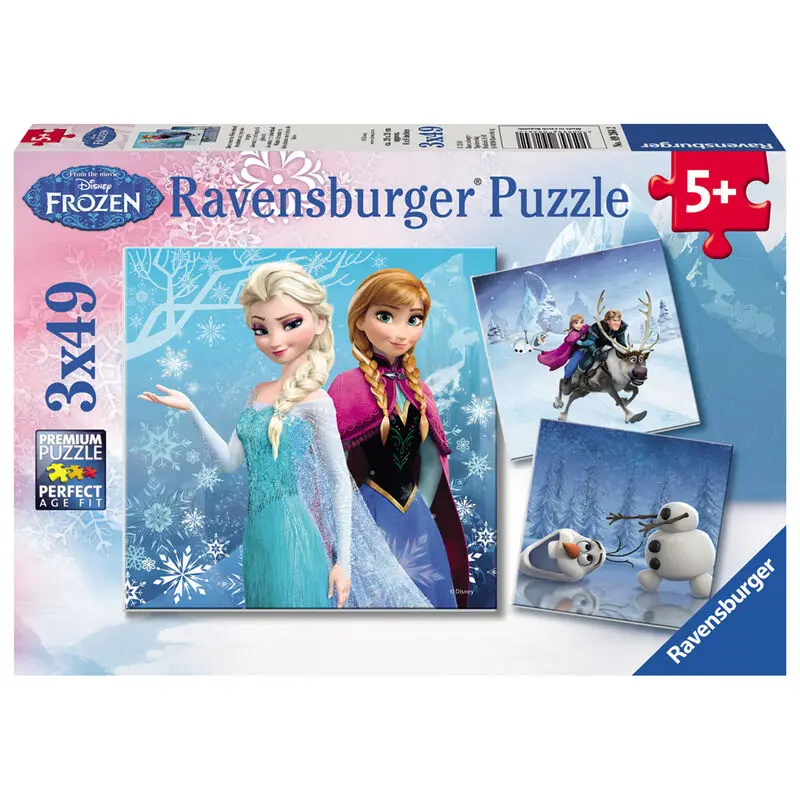 Disney Jégvarázs 2 puzzle 3x49db-os termékfotó