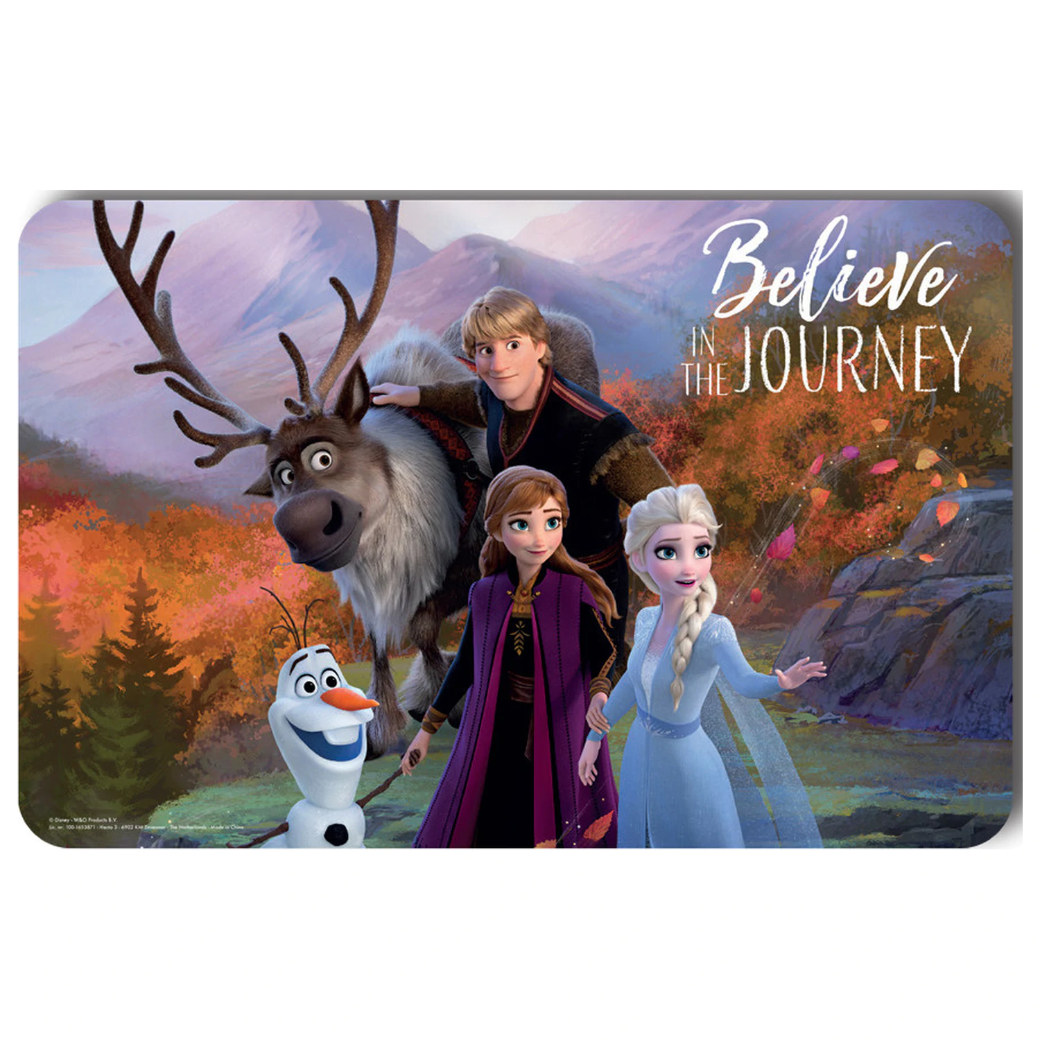 Disney Jégvarázs Believe in the journey tányéralátét 43x28 cm termékfotó
