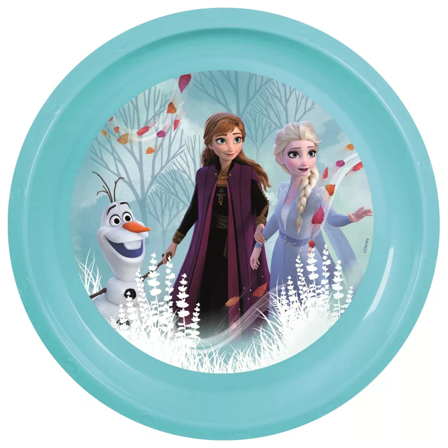 Disney Jégvarázs Blue Forest műanyag lapostányér termékfotó