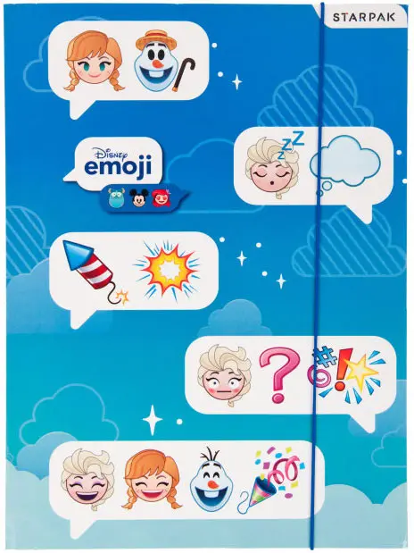 Disney Jégvarázs Emoji A/4 gumis mappa termékfotó