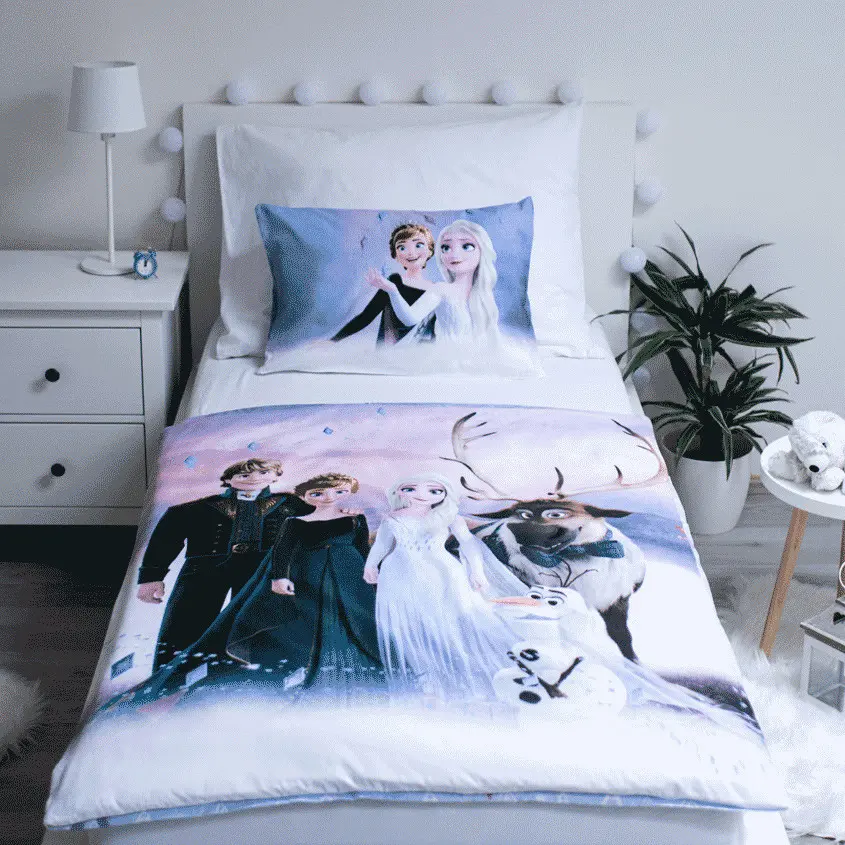 Disney Jégvarázs gyerek ágyneműhuzat 100×135 cm, 40×60 cm termékfotó