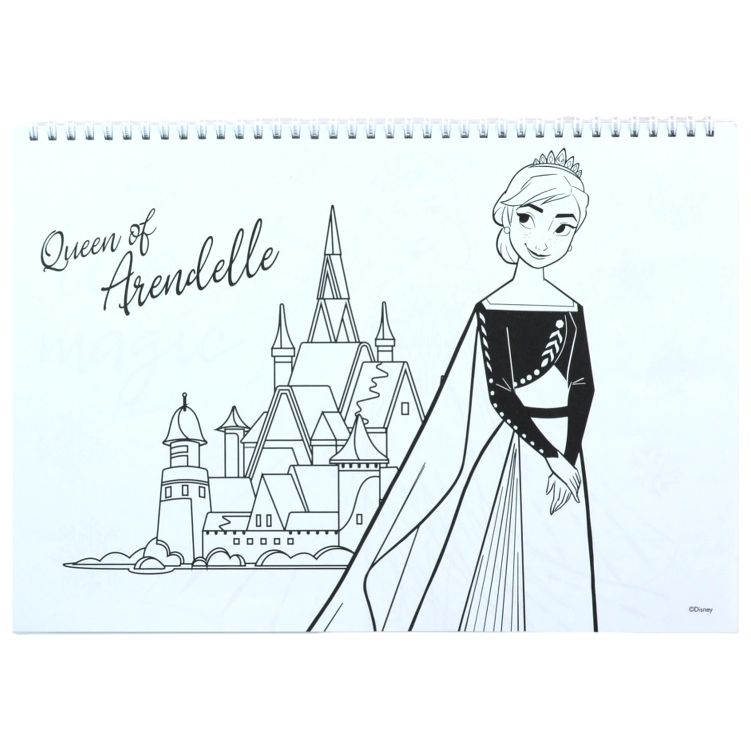 Disney Jégvarázs Heart A/4 spirál vázlatfüzet 40 lapos matricával termékfotó