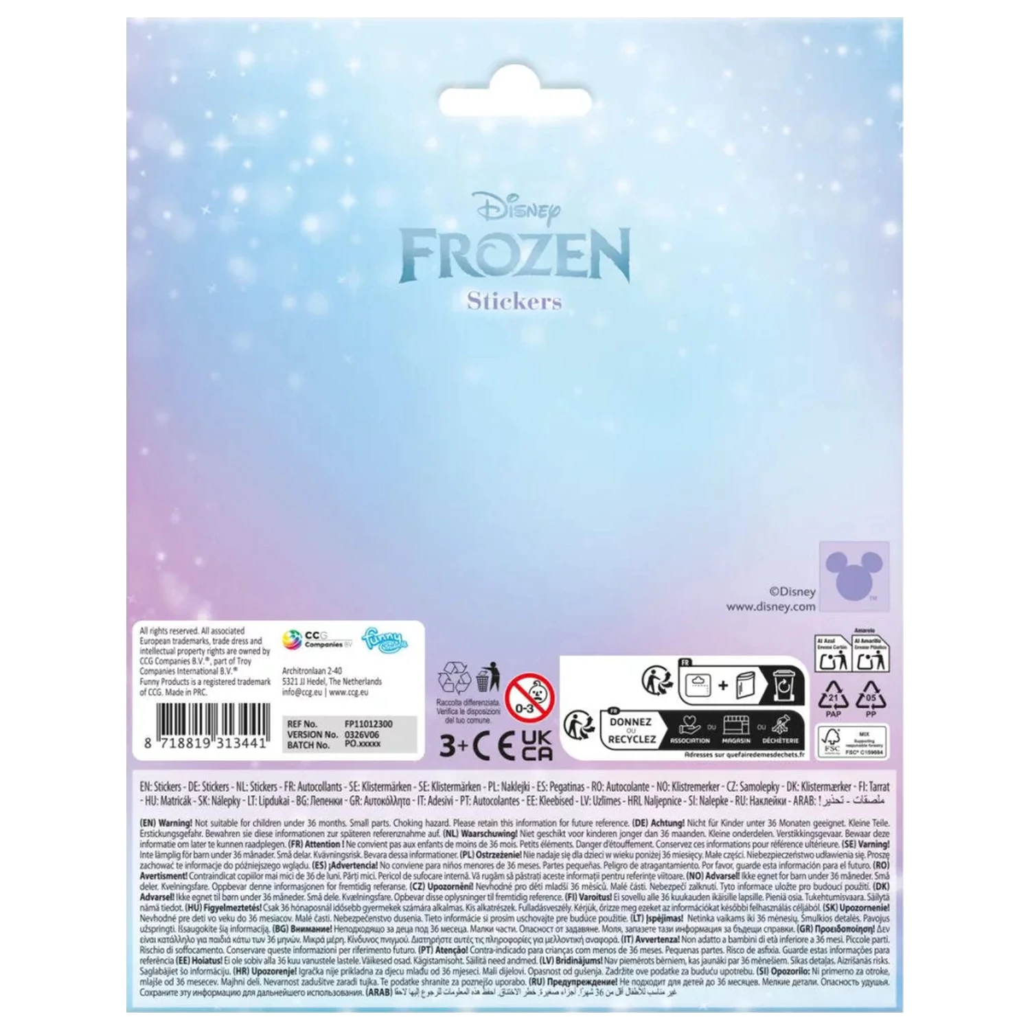 Disney Jégvarázs Ice matrica termékfotó