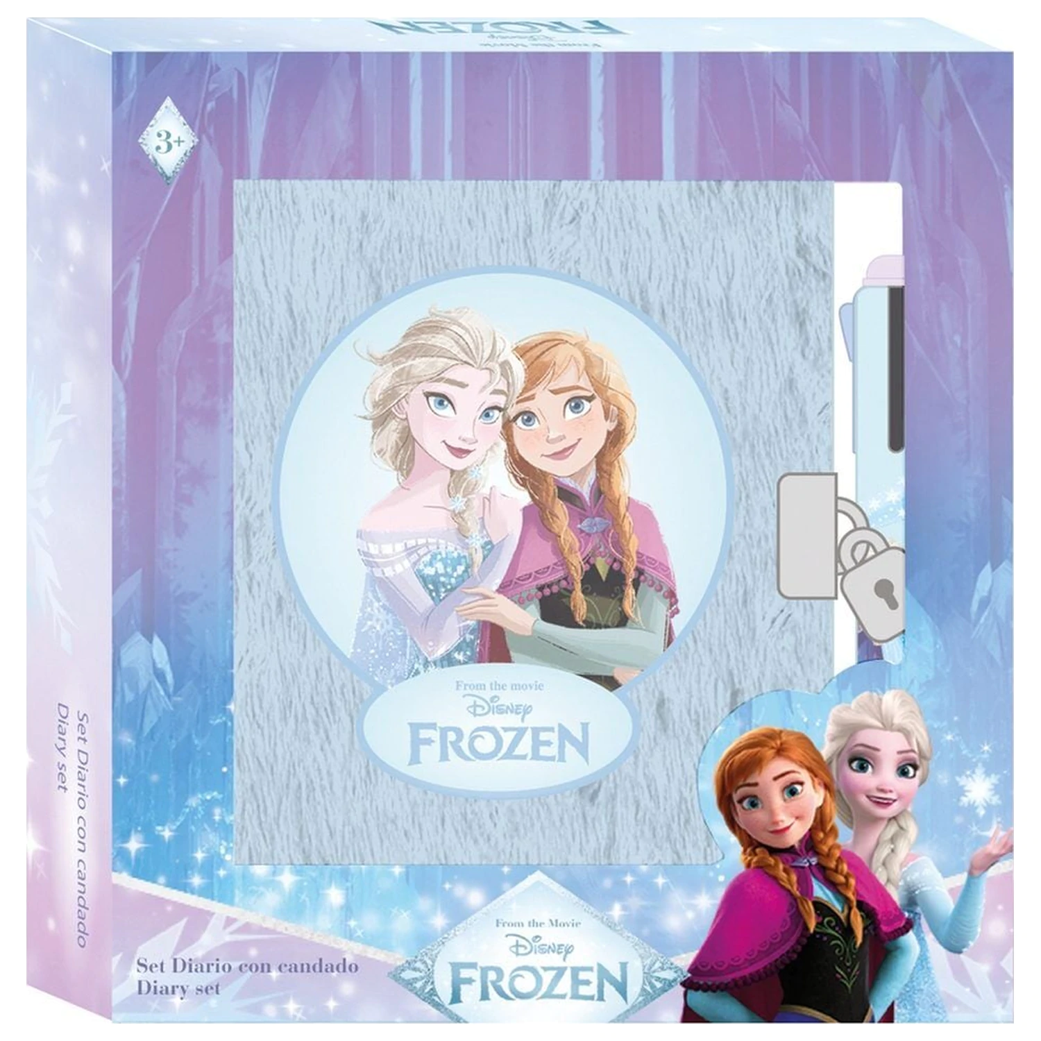 Disney Jégvarázs keményfedeles füzet és 4 színű toll termékfotó