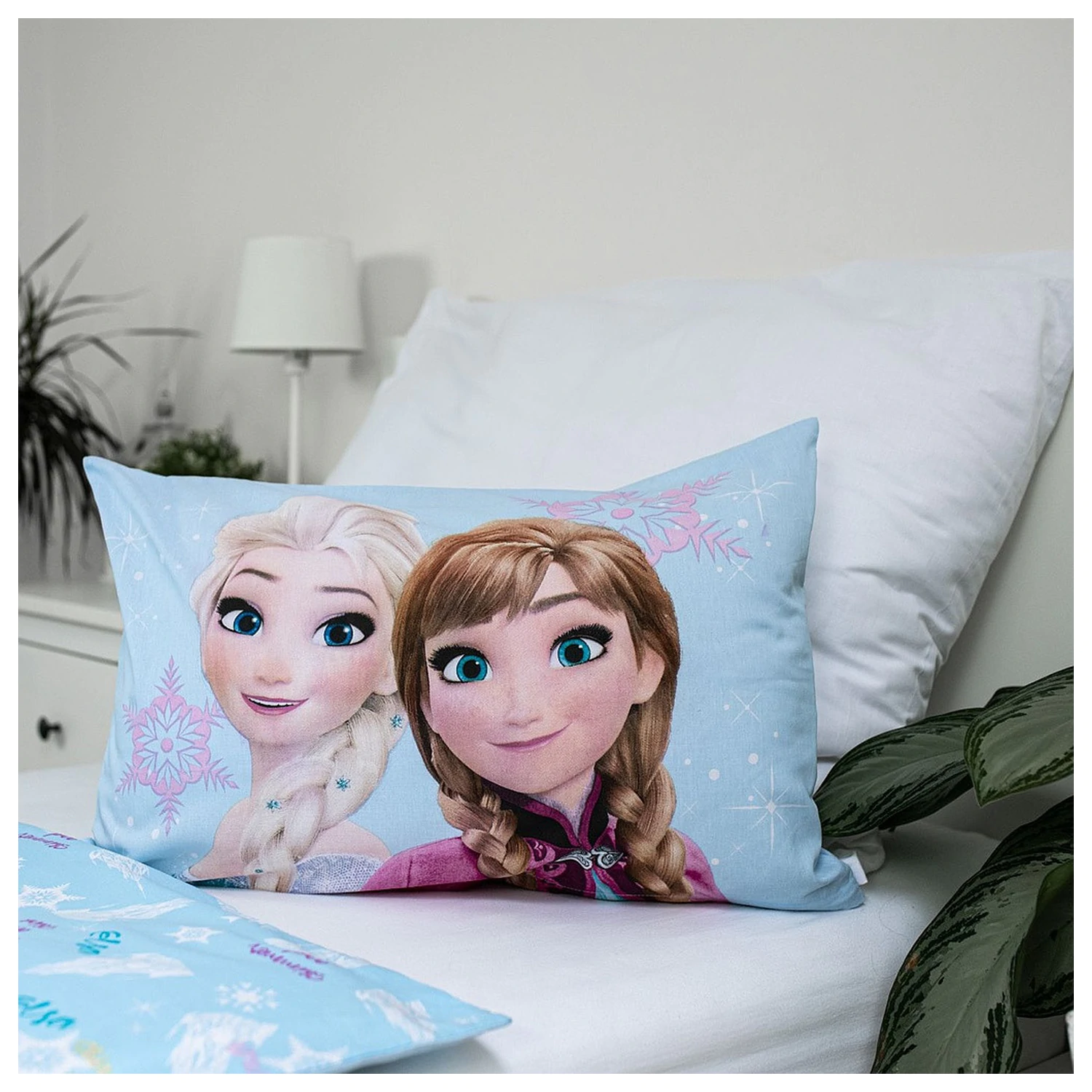 Disney Jégvarázs Light Blue gyerek, ovis ágyneműhuzat  termékfotó