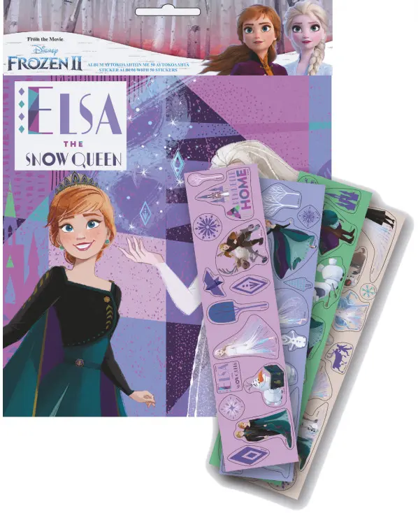 Disney Jégvarázs matricás album 50 db matricával termékfotó