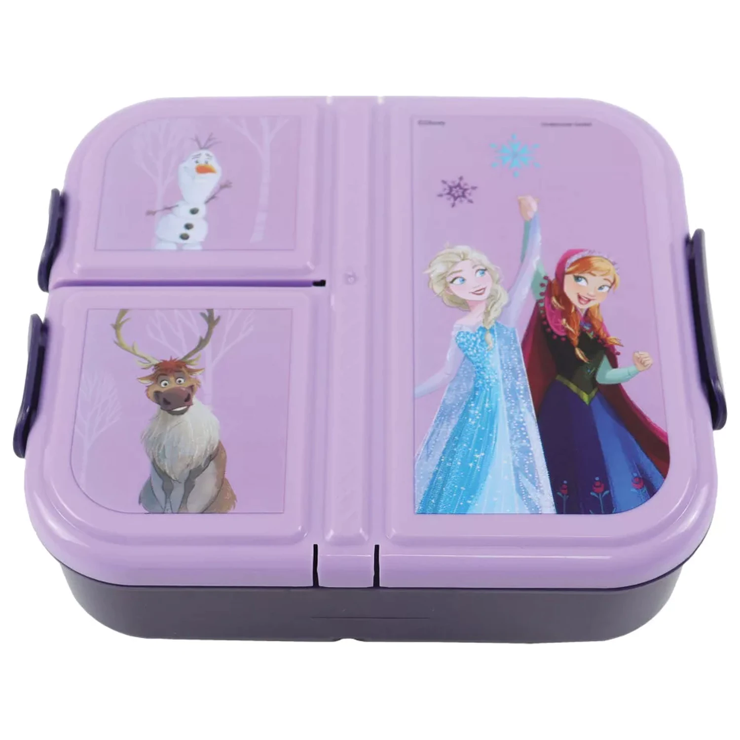 Disney Jégvarázs Modern Magic több rekeszes uzsonnás doboz, szendvicsdoboz termékfotó