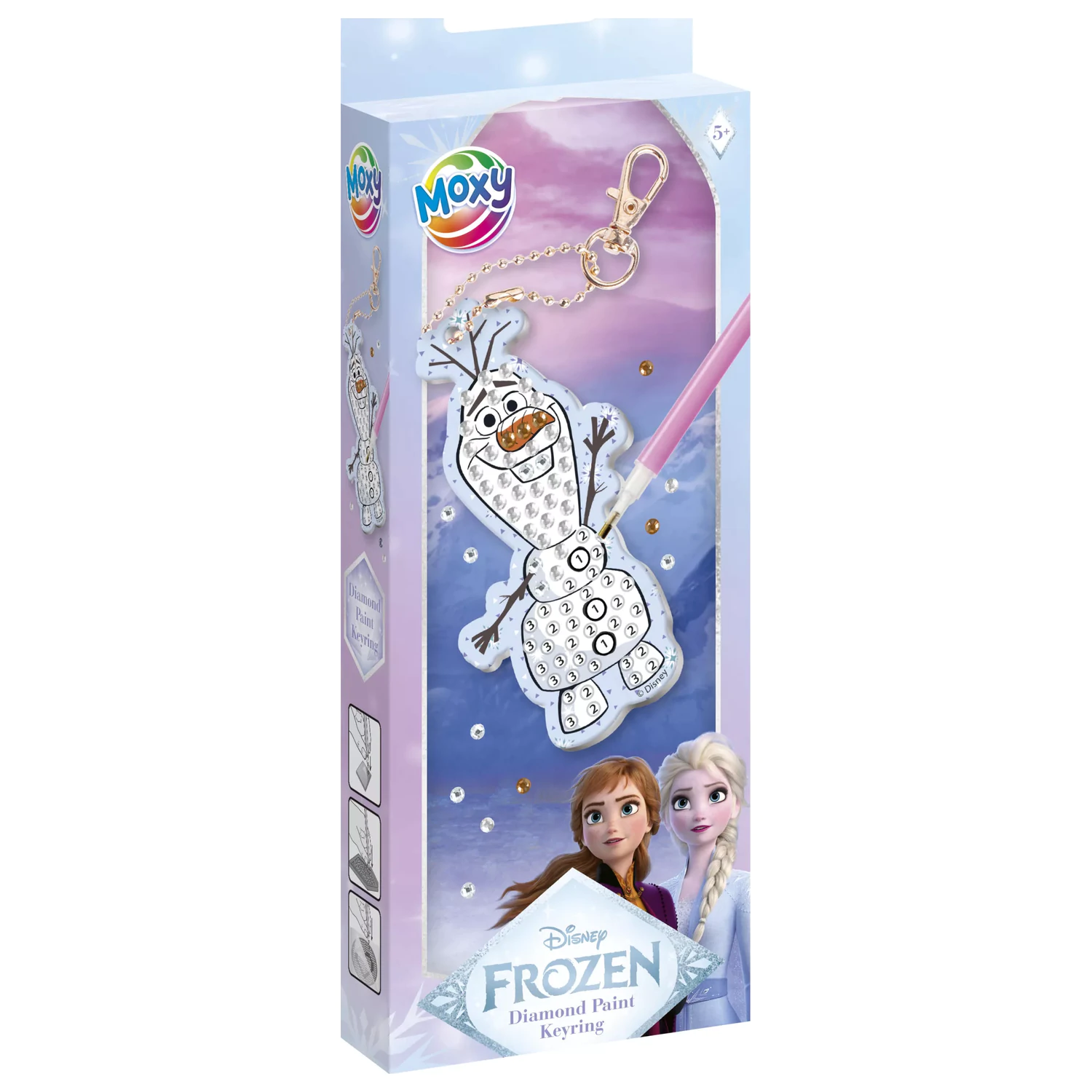 Disney Jégvarázs Olaf gyémántszemes kulcstartó készítő szett termékfotó