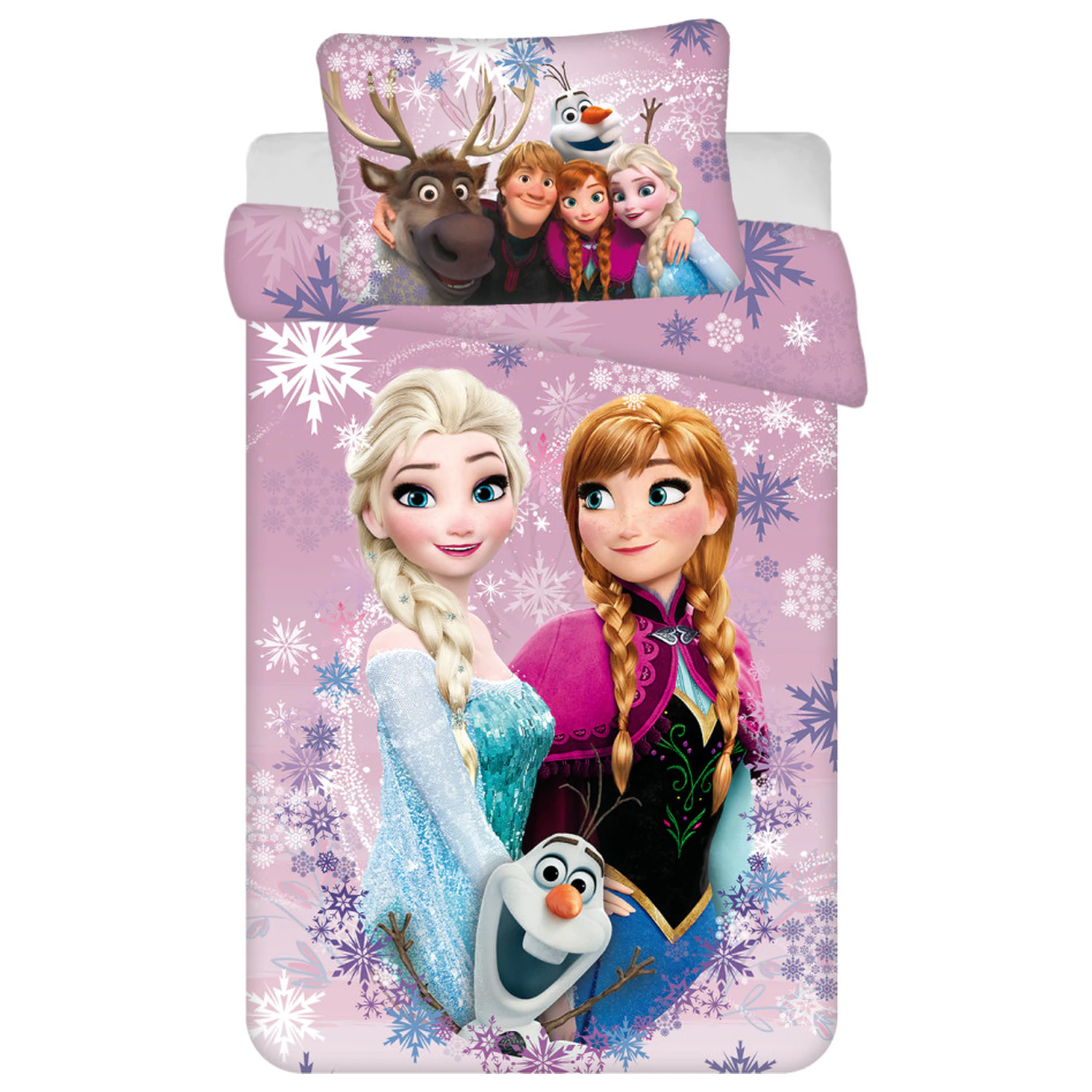 Disney Frozen Pink-Purple gyerek, óvodás ágyneműhuzat termékfotó