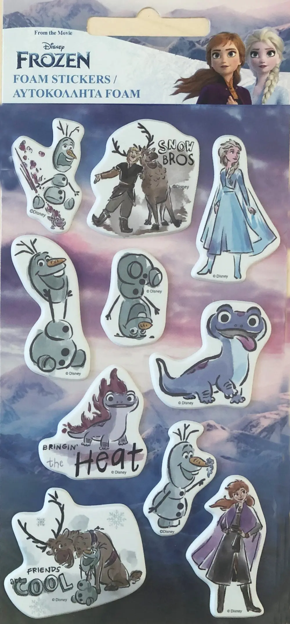 Disney Jégvarázs pufi szivacs matrica szett termékfotó
