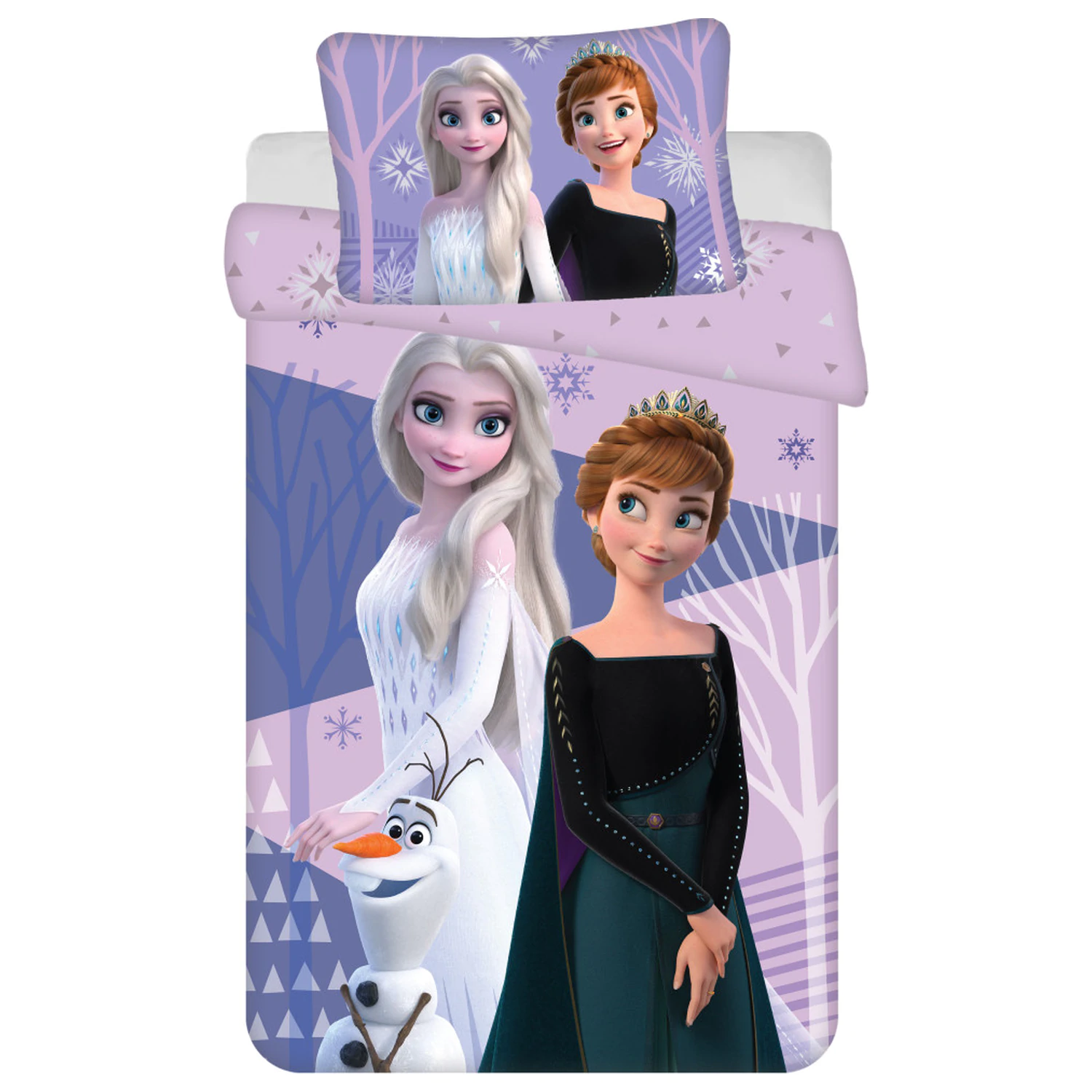 Disney Jégvarázs Purple gyerek, ovis ágyneműhuzat  termékfotó