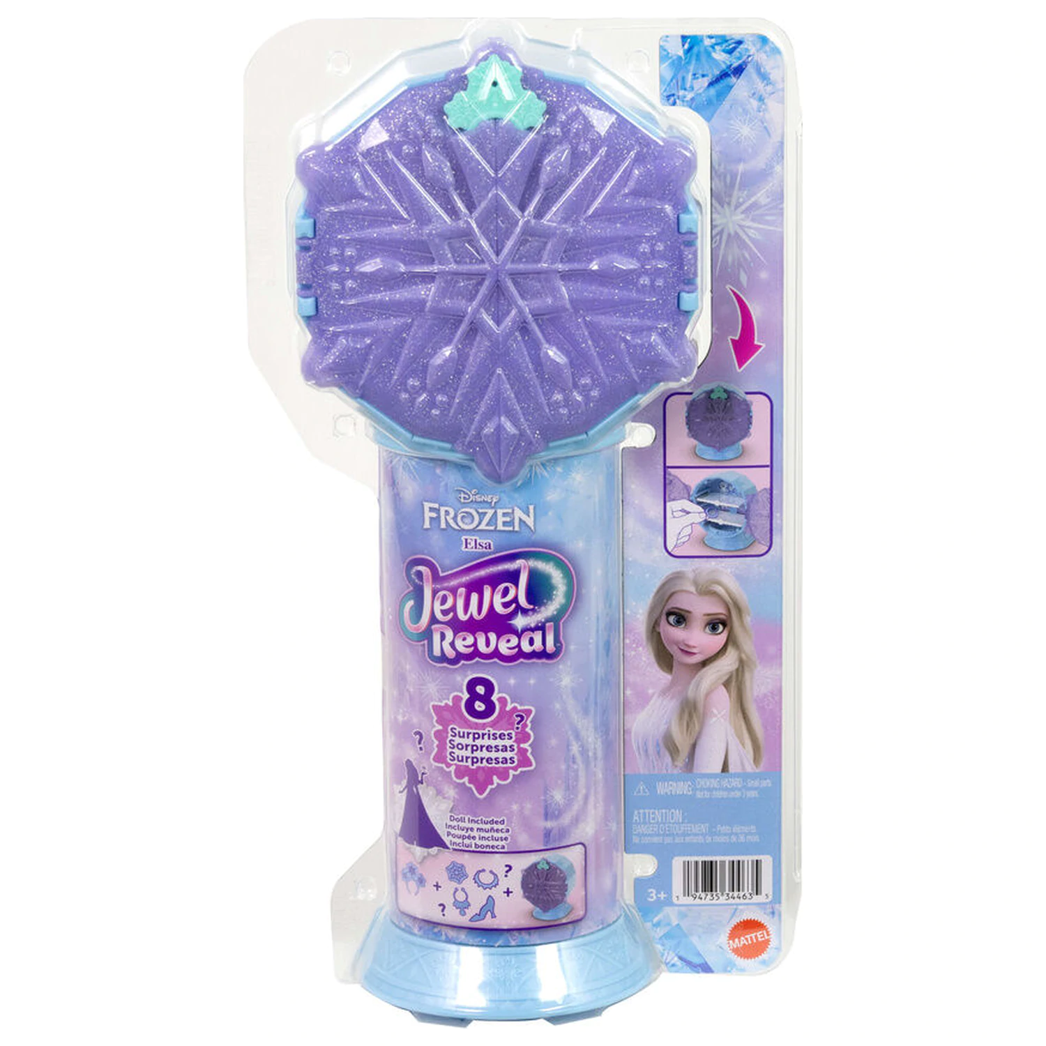 Disney Jégvarázs Reveal Elsa játék baba termékfotó