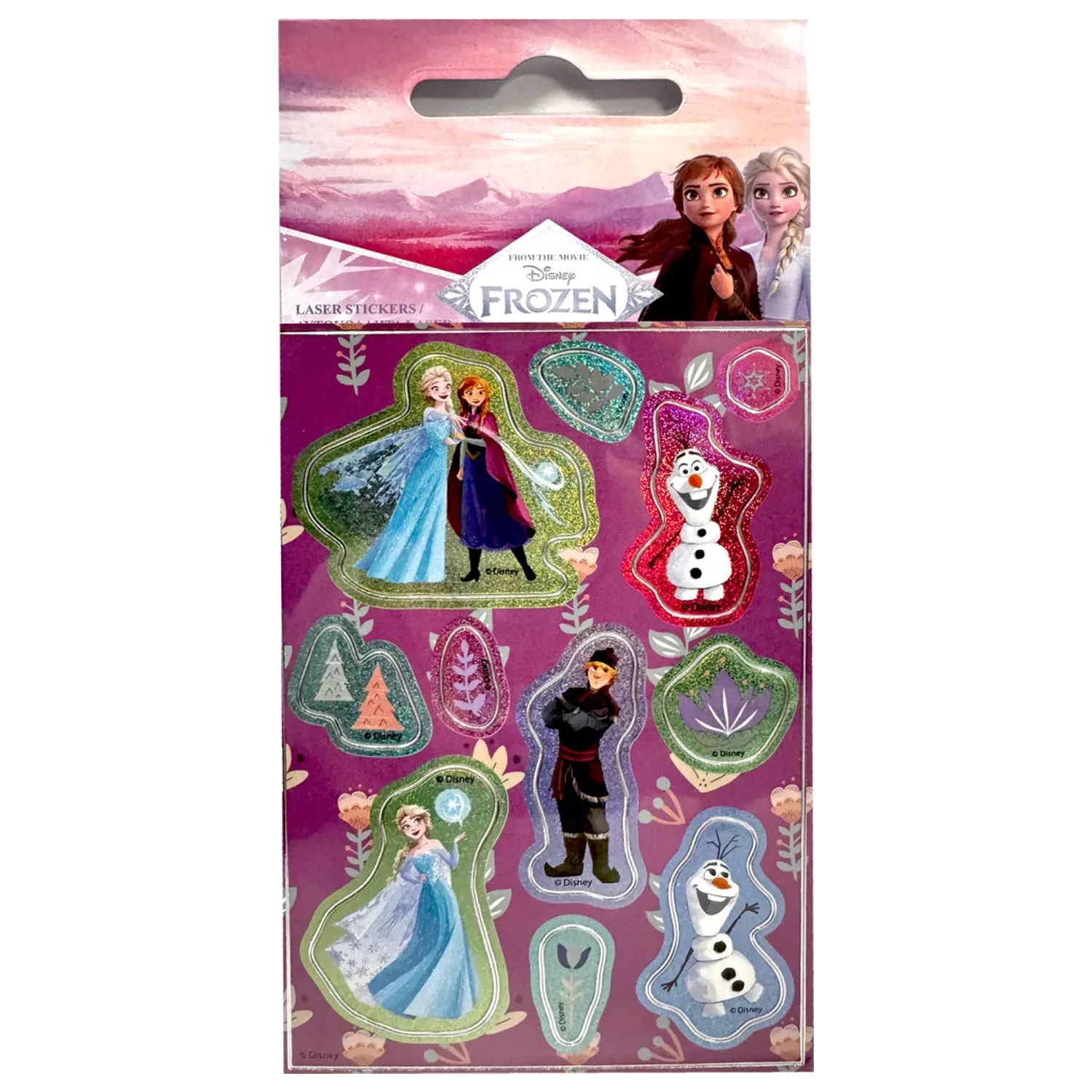 Disney Jégvarázs Snowburst hologrammos matrica szett termékfotó