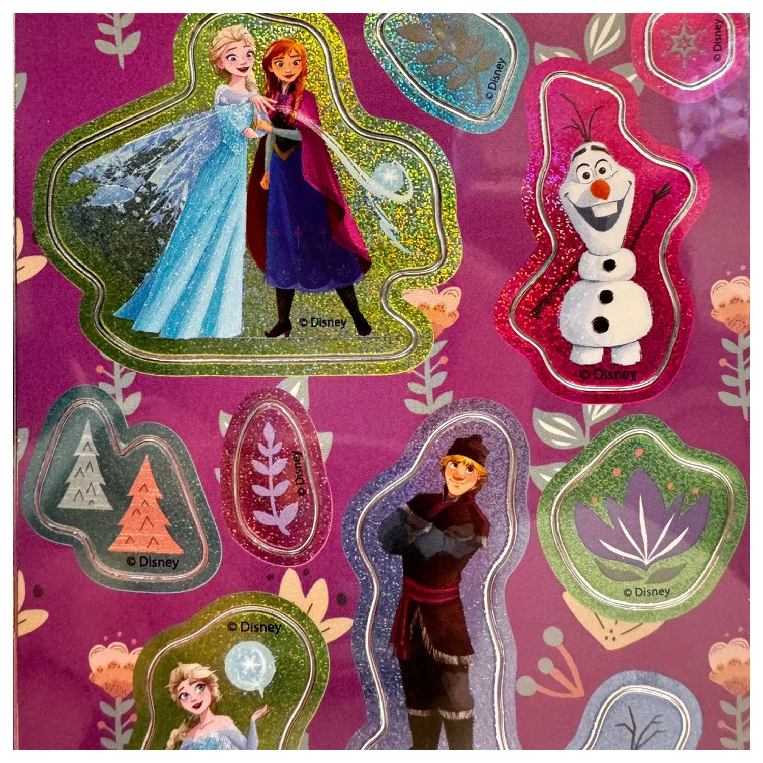 Disney Jégvarázs Snowburst hologrammos matrica szett termékfotó