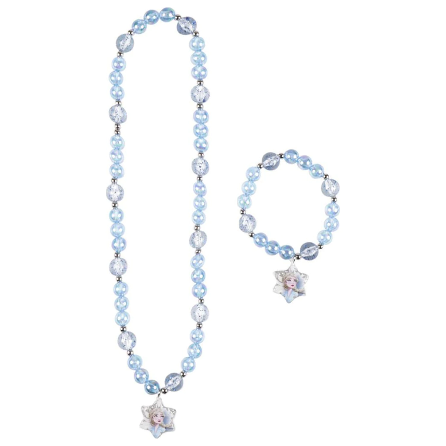 Disney Jégvarázs Snowflake gyöngyös nyaklánc és karkötő szett termékfotó
