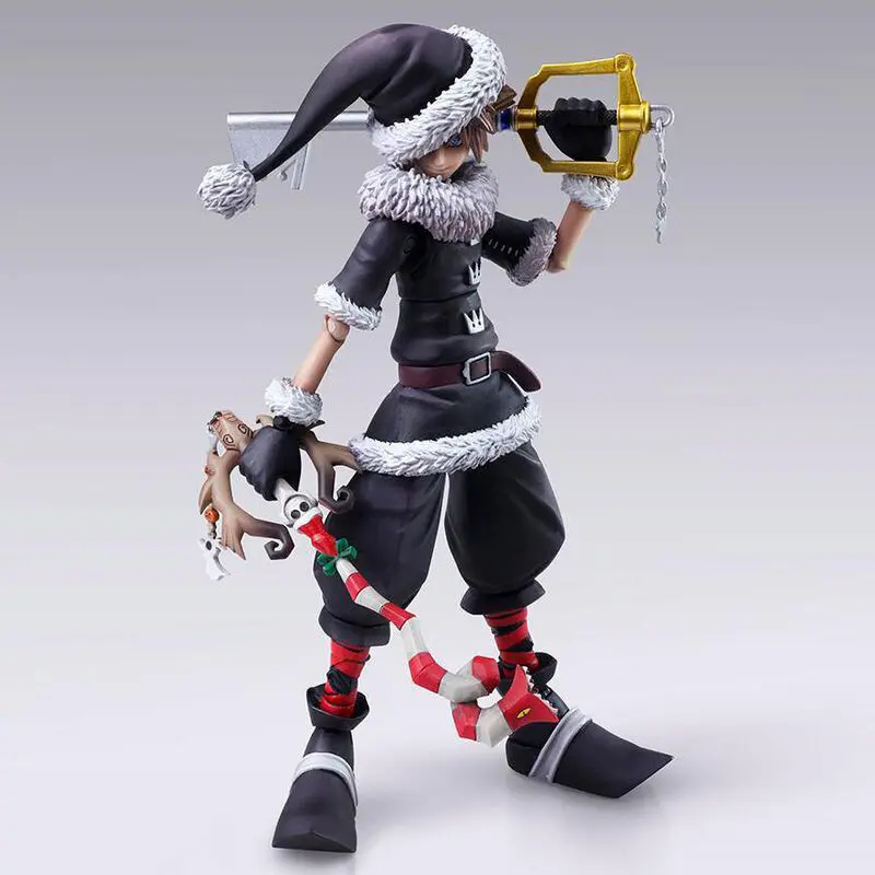 Disney Kingdom Hearts II Bring Arts Sora Christmas Town Ver. figura 15cm termékfotó