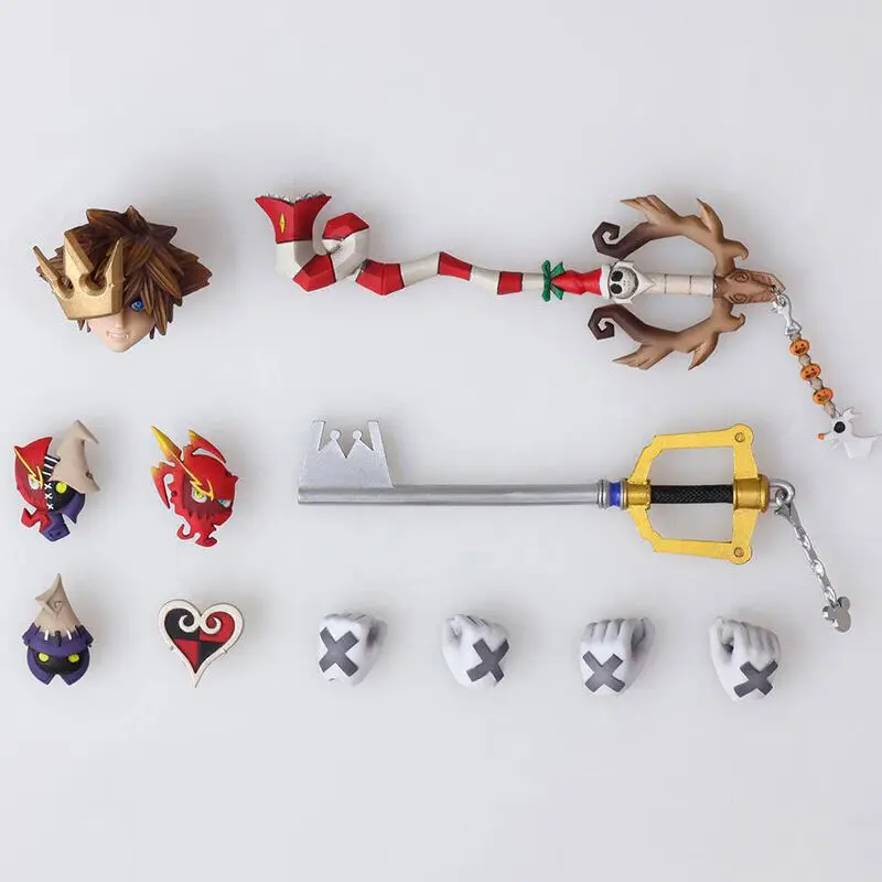 Disney Kingdom Hearts II Bring Arts Sora Halloween Town Ver. figura 15cm termékfotó