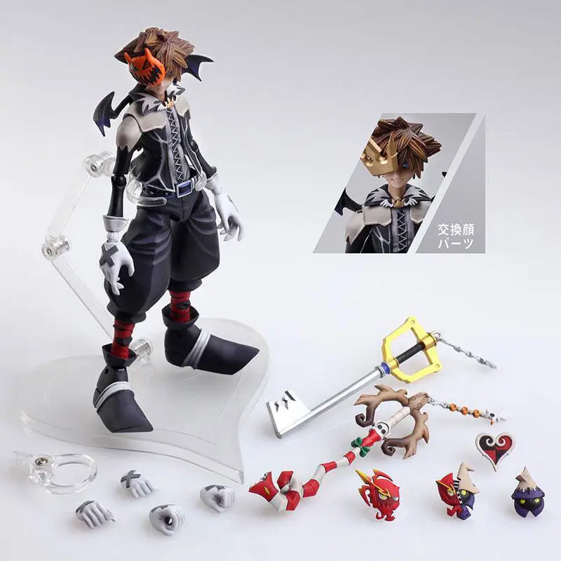 Disney Kingdom Hearts II Bring Arts Sora Halloween Town Ver. figura 15cm termékfotó