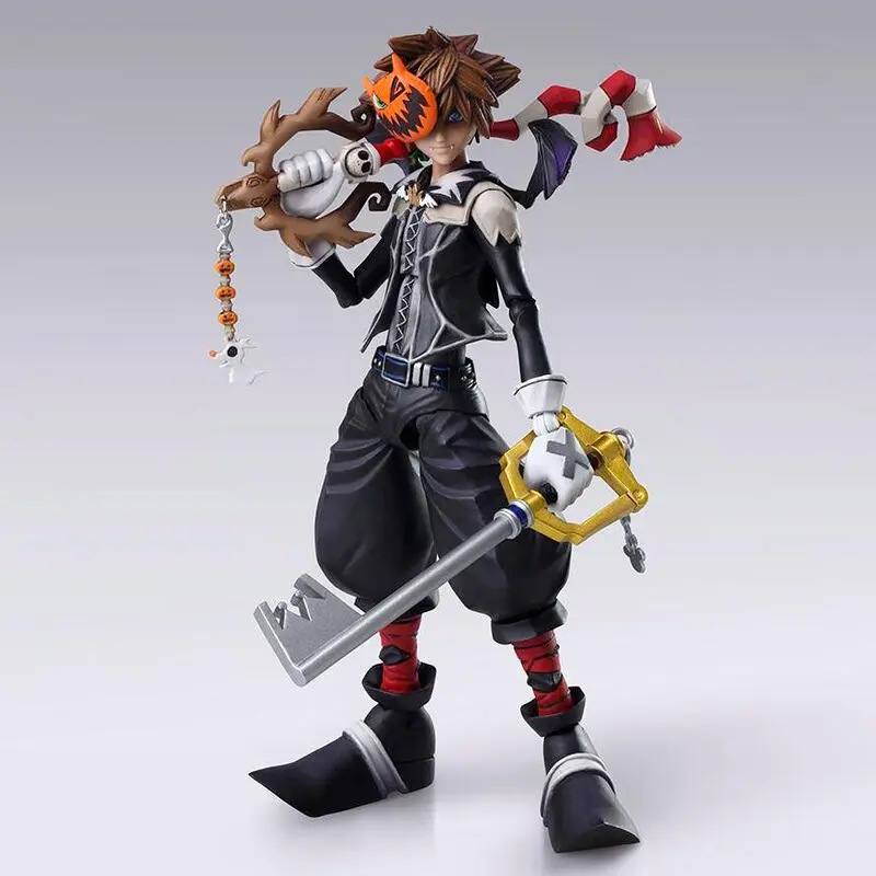 Disney Kingdom Hearts II Bring Arts Sora Halloween Town Ver. figura 15cm termékfotó