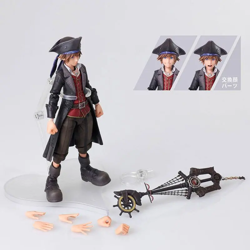 Disney Kingdom Hearts III Bring Arts Sora Pirates of the Caribbean Ver. 15cm termékfotó