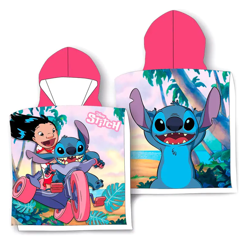 Disney Lilo & Stitch mikroszálas poncsó törölköző termékfotó