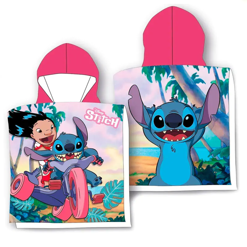 Disney Lilo & Stitch pamut poncsó törölköző termékfotó