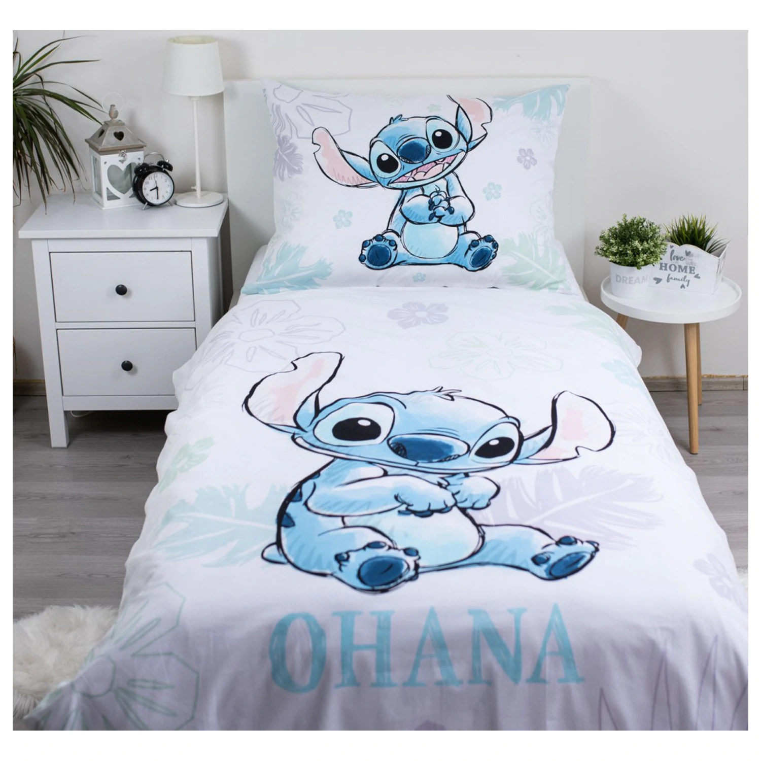 Disney Stitch Ohana White ágyneműhuzat  termékfotó