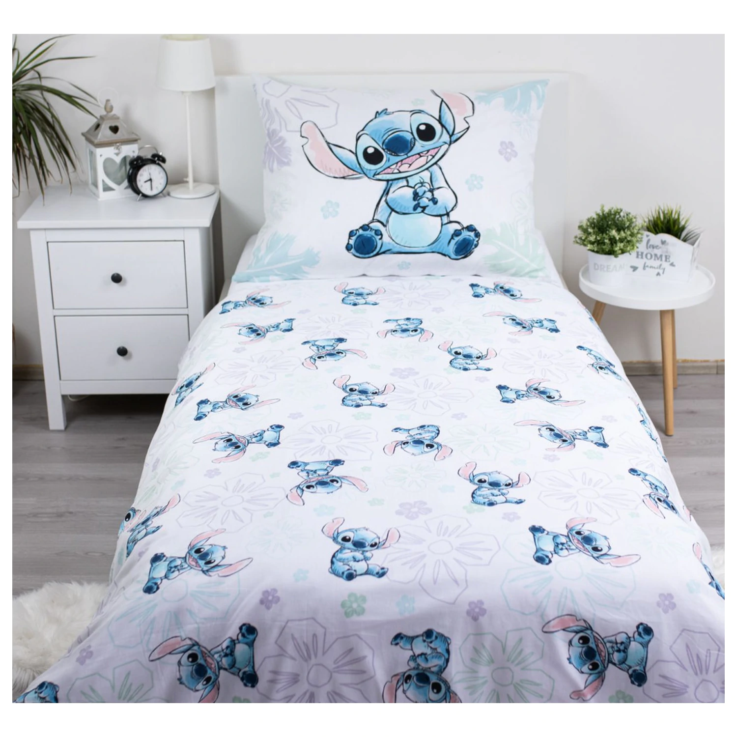 Disney Stitch Ohana White ágyneműhuzat  termékfotó