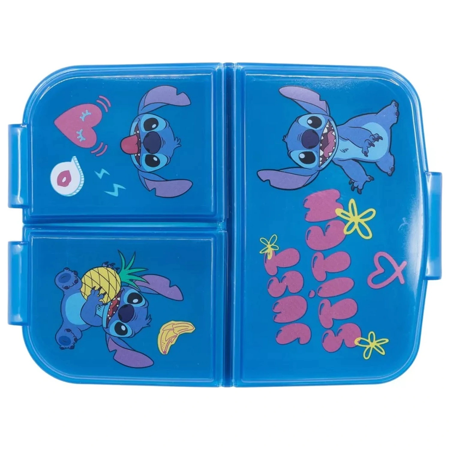 Disney Lilo és Stitch Just több rekeszes uzsonnás doboz, szendvicsdoboz termékfotó