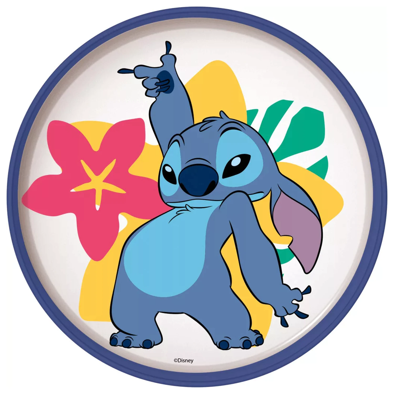 Disney Lilo és Stitch Palms csúszásmentes micro lapostányér termékfotó