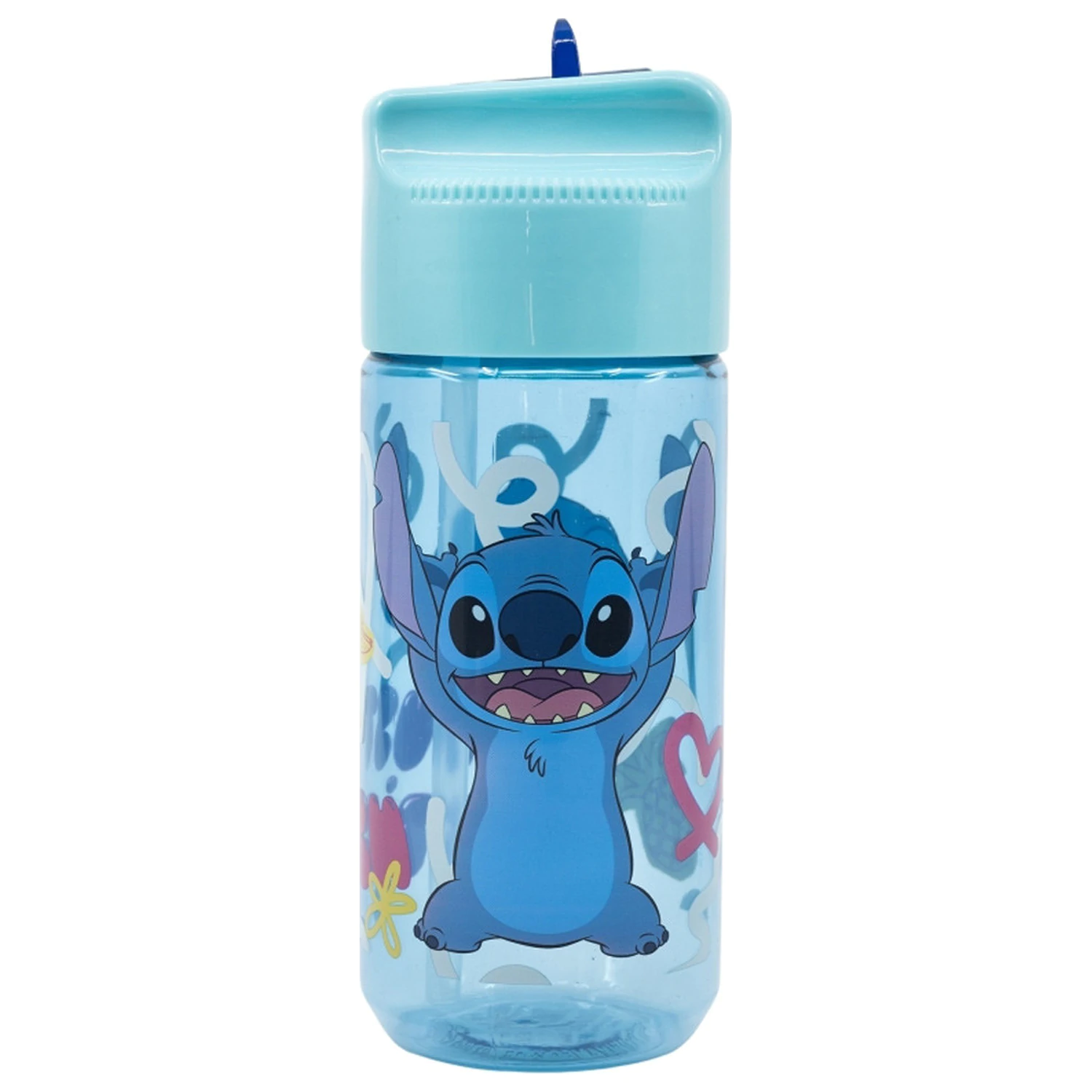 Disney Lilo és Stitch Palms Hydro műanyag szívószálas kulacs 430 ml termékfotó
