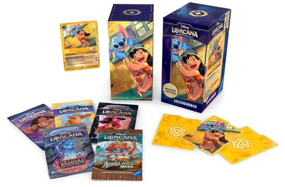 Disney Lorcana TCG Archazias Insel Gift Set Stitch német nyelvű termékfotó