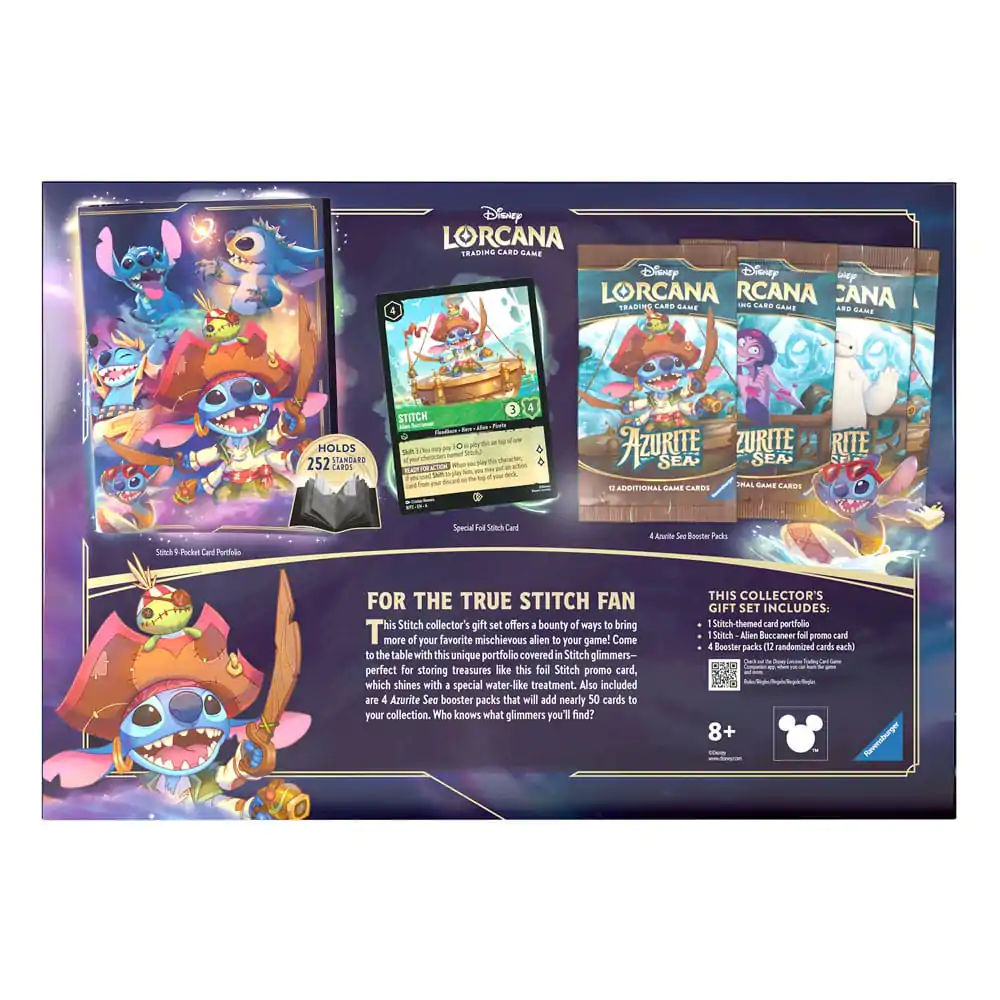 Disney Lorcana TCG Azurite Sea Gift Set Stitch angol nyelvű termékfotó