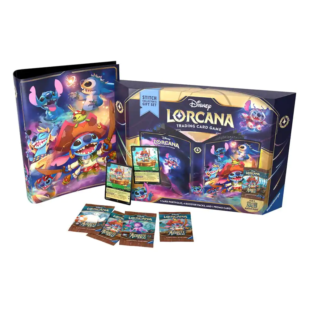 Disney Lorcana TCG Azurite Sea Gift Set Stitch angol nyelvű termékfotó