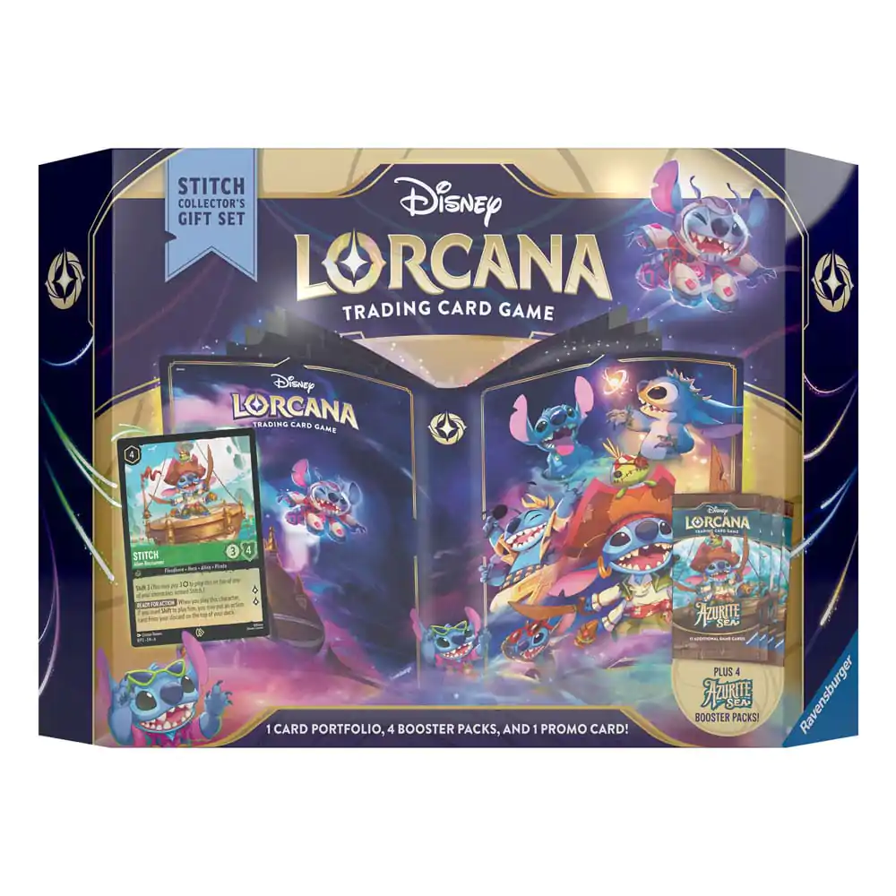 Disney Lorcana TCG Azurite Sea Gift Set Stitch angol nyelvű termékfotó