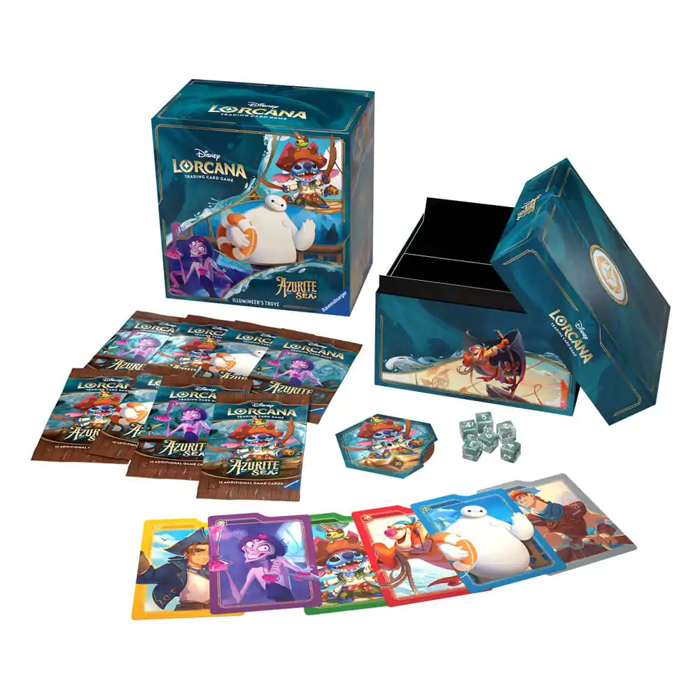 Disney Lorcana TCG Azurite Sea llumineer's Trove angol nyelvű termékfotó