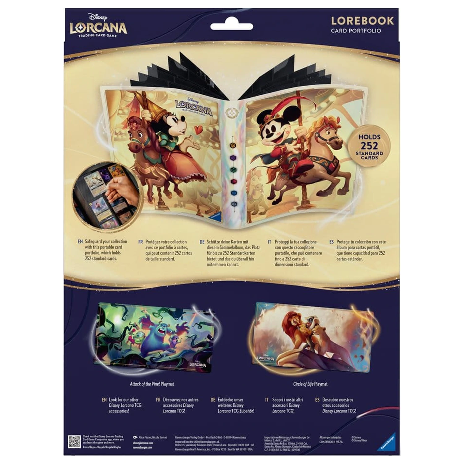 Disney Lorcana TCG Card Portfolio Mickey & Minnie termékfotó