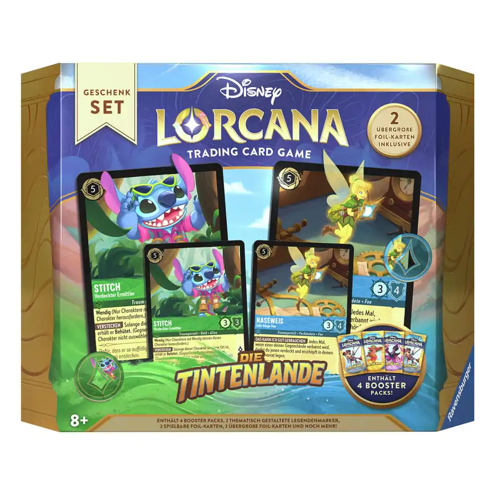 Disney Lorcana TCG Die Tintenlande Gift Set német nyelvű termékfotó