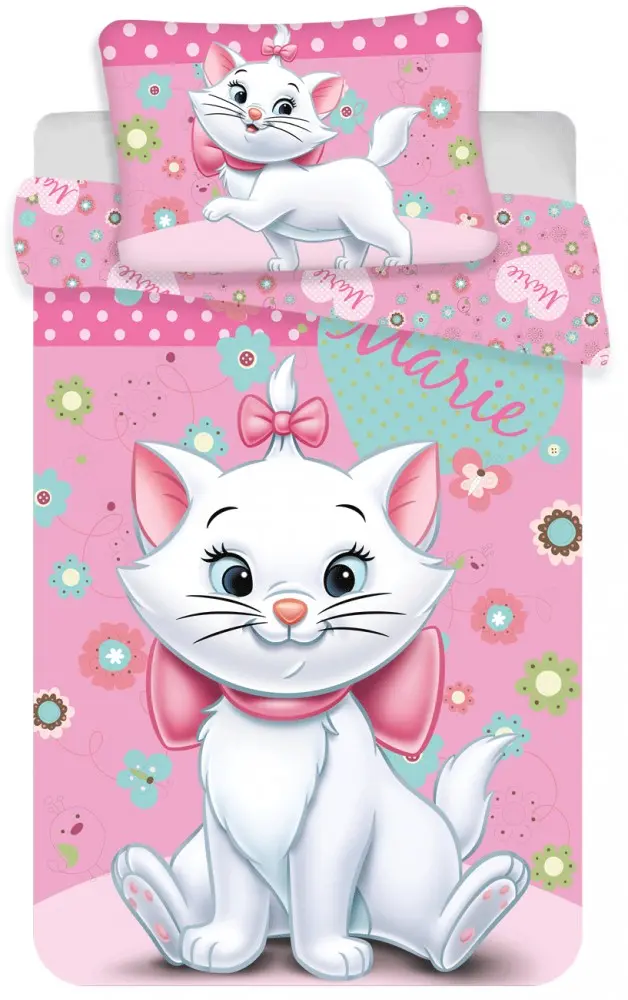 Disney Marie Cica Gyerek ágyneműhuzat 100×135cm, 40×60 cm termékfotó