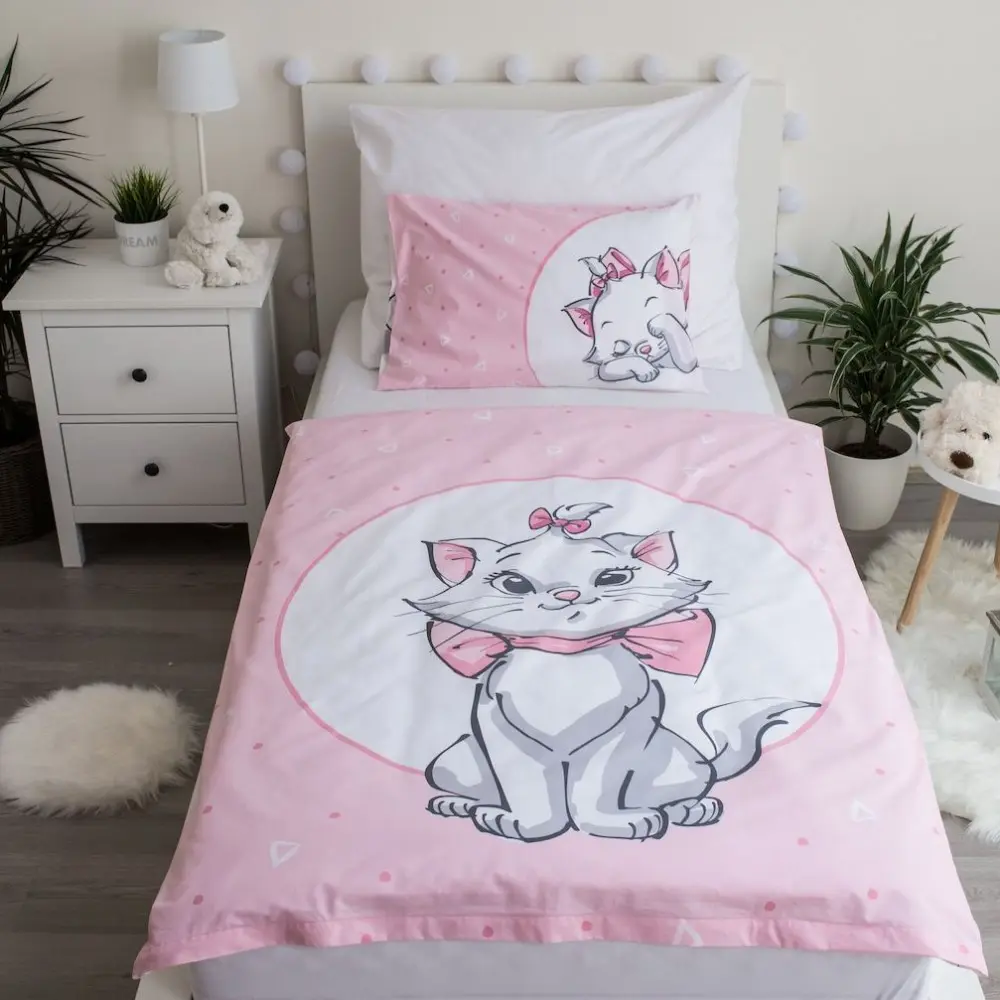 Disney Marie Cica gyerek ágyneműhuzat 100×135cm, 40×60 cm termékfotó