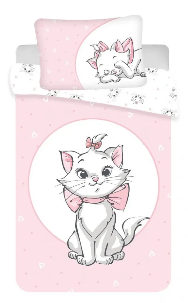 Disney Marie Cica gyerek ágyneműhuzat 100×135cm, 40×60 cm termékfotó