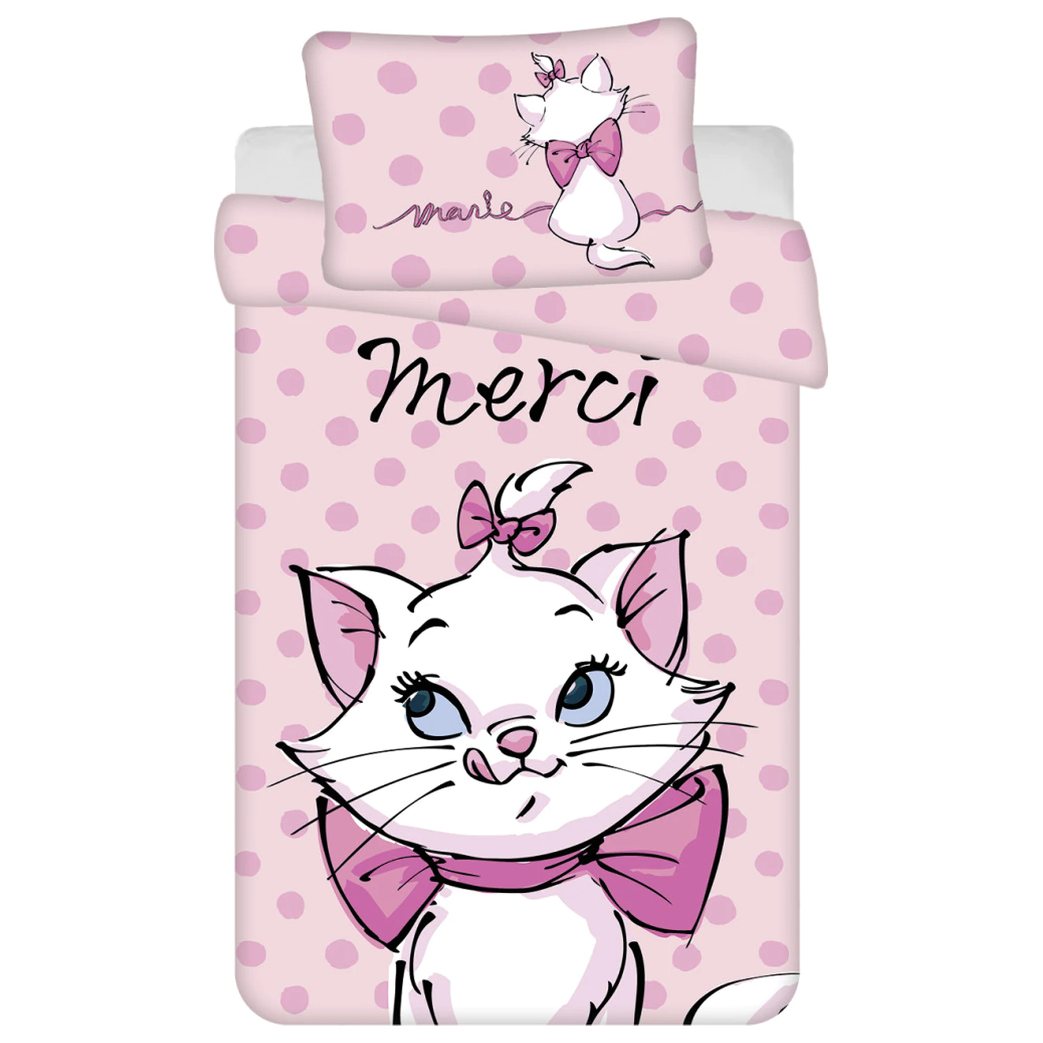 Disney Marie cica Merci gyerek, ovis ágyneműhuzat termékfotó