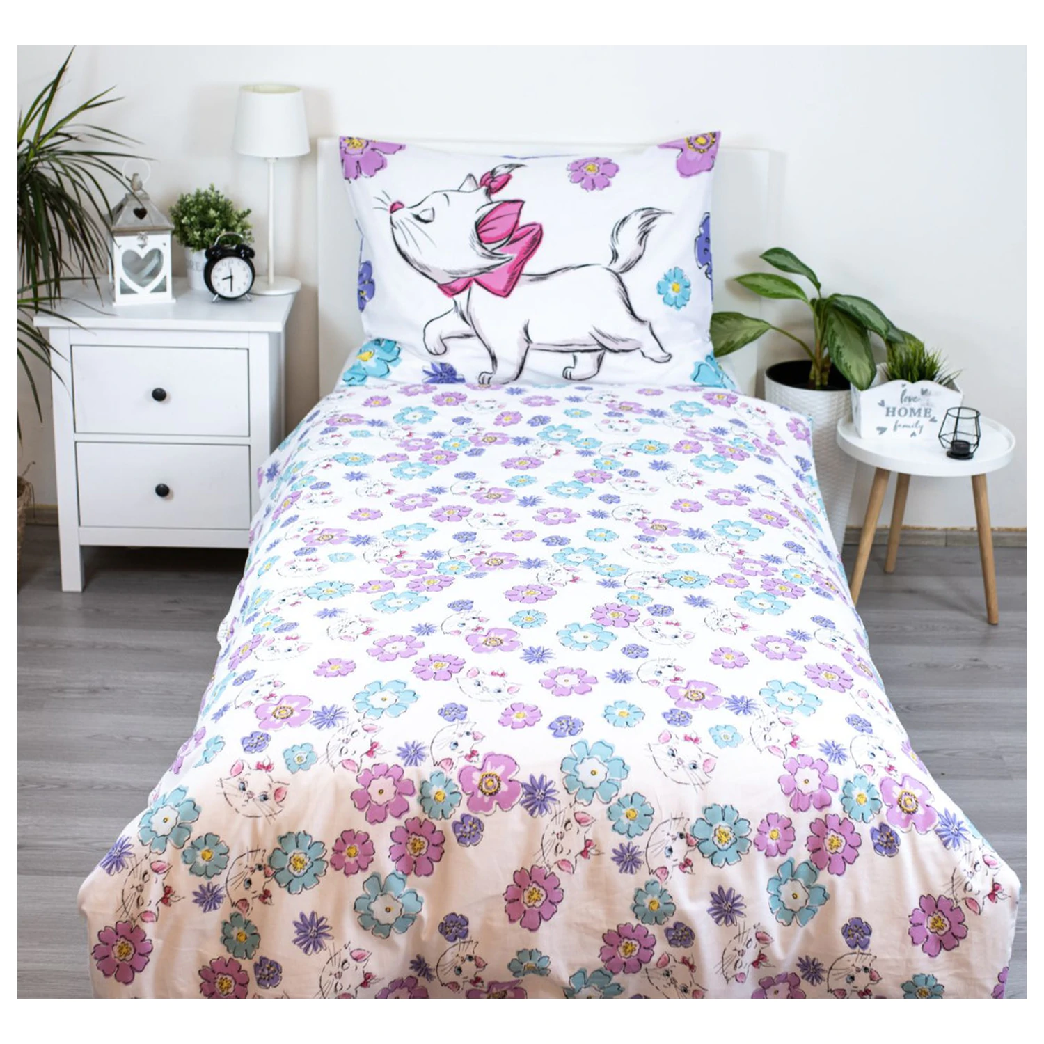 Disney Marie Floral ágyneműhuzat termékfotó