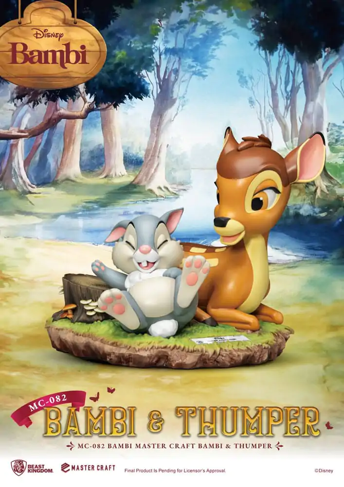 Disney Master Craft Statue Bambi & Thumper 26 cm termékfotó