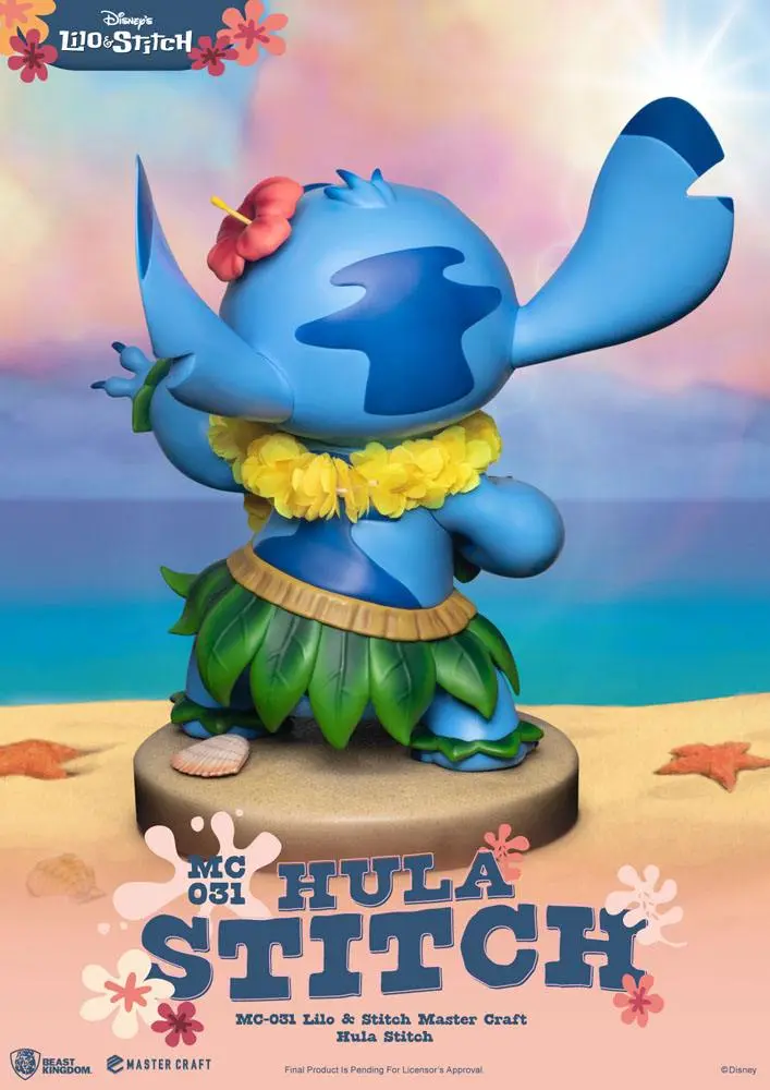 Disney Master Craft Hula Stitch szobor figura 38 cm termékfotó