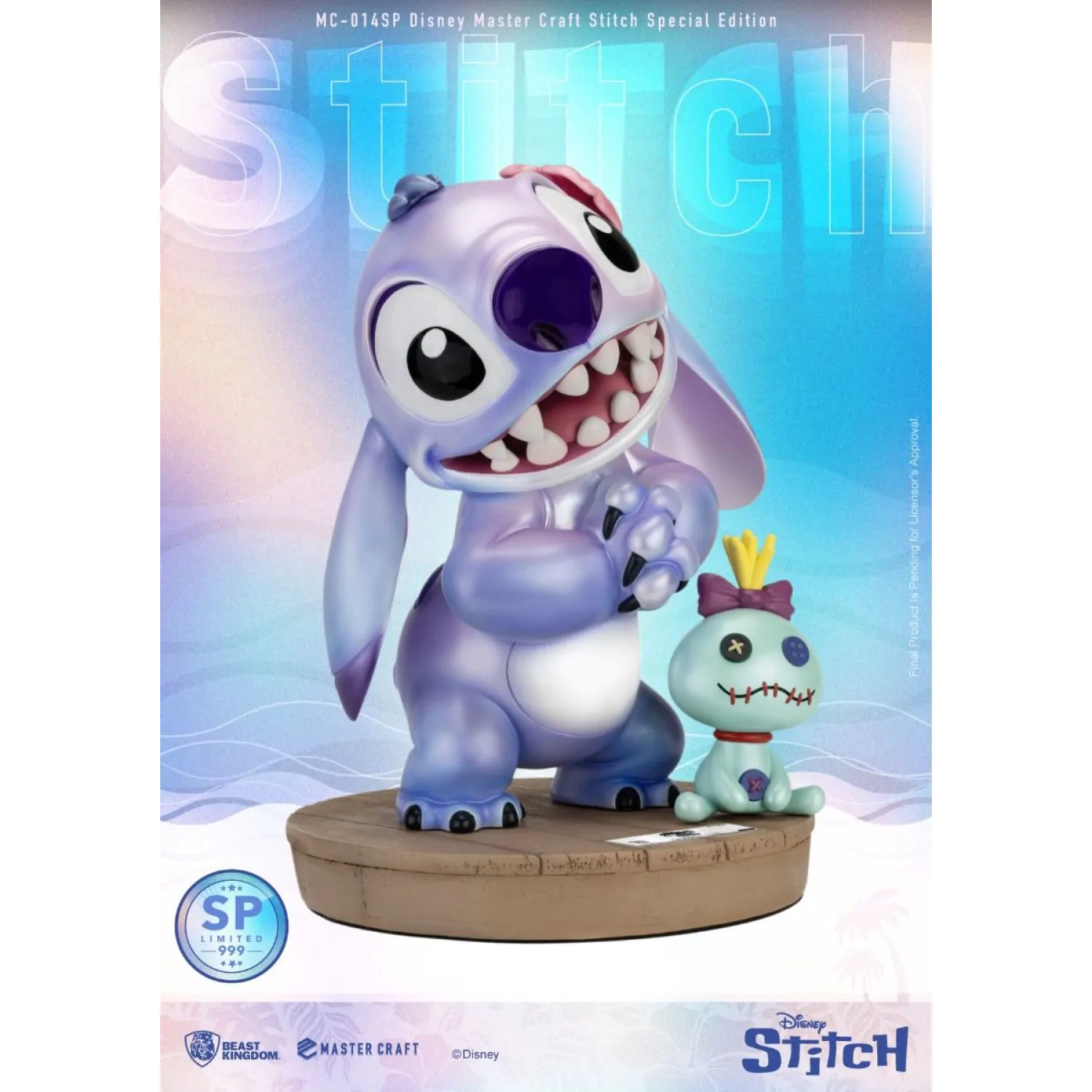 Disney Master Craft Lilo & Stitch Stitch Special Edition szobor figura 34 cm termékfotó