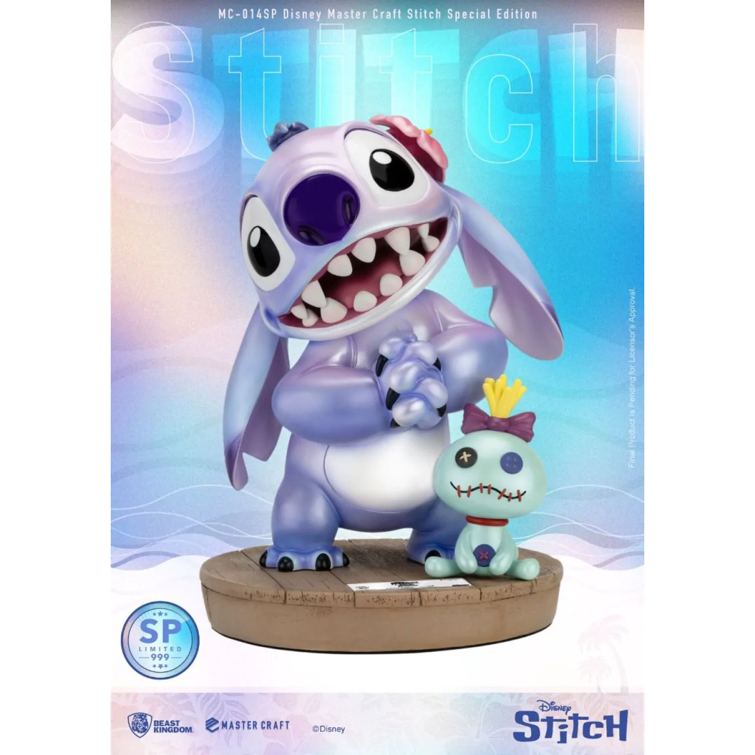 Disney Master Craft Lilo & Stitch Stitch Special Edition szobor figura 34 cm termékfotó