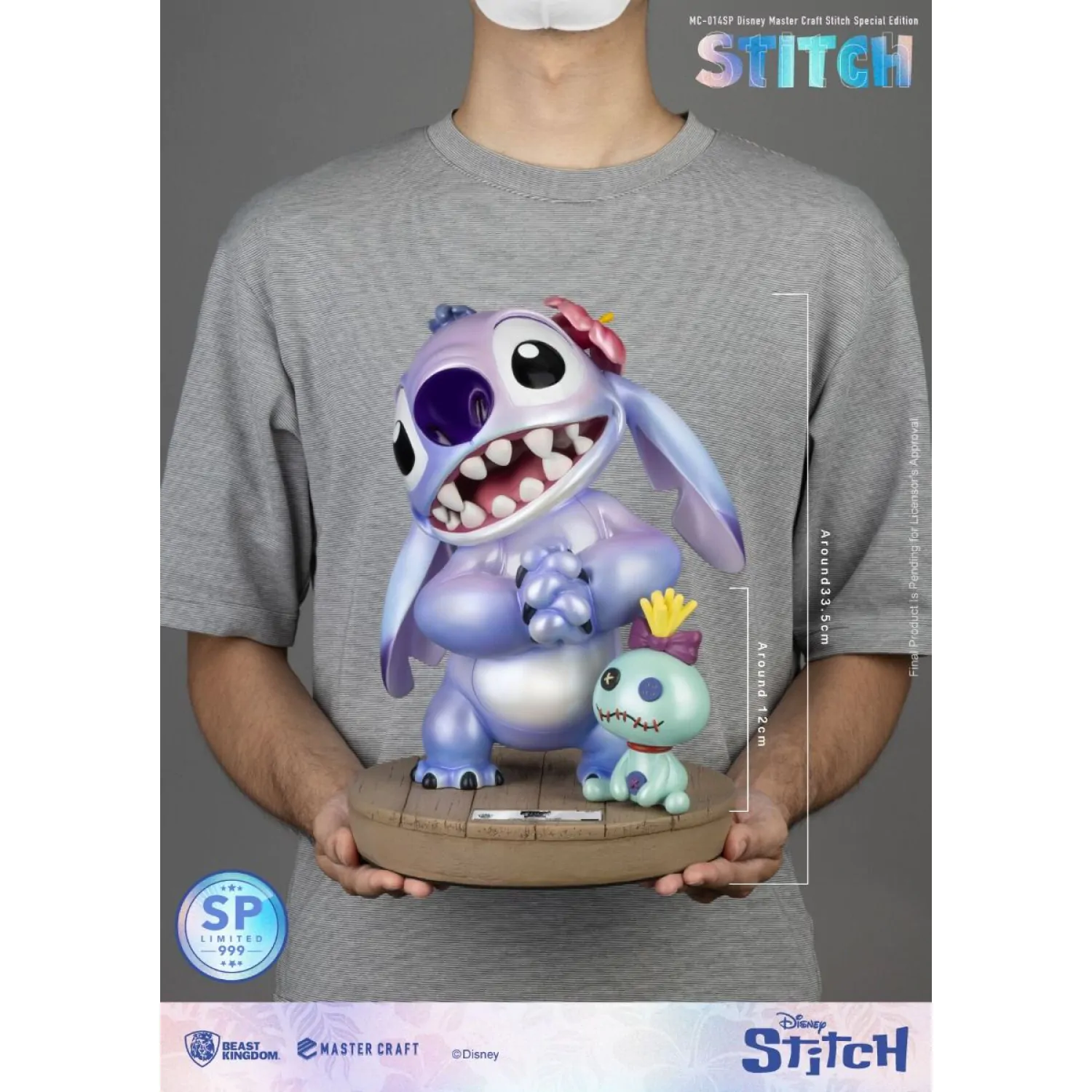 Disney Master Craft Lilo & Stitch Stitch Special Edition szobor figura 34 cm termékfotó