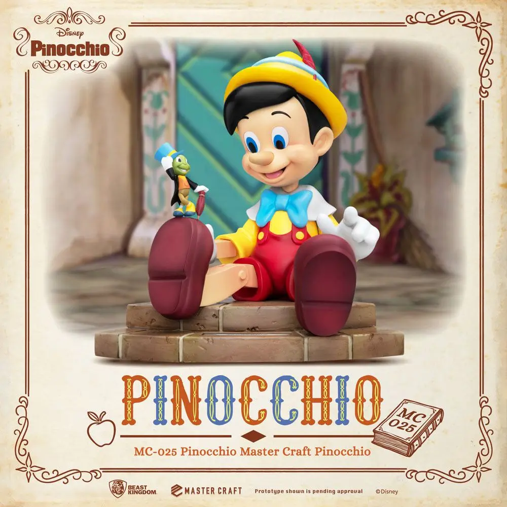 Disney Master Craft Pinocchio szobor figura 27 cm termékfotó